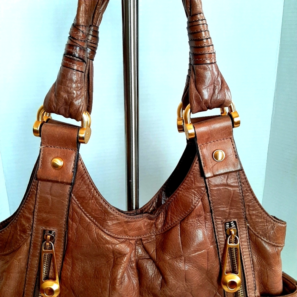 Vintage Authentic Makowsky Genuine Leather Bag - Picture 2 of 16